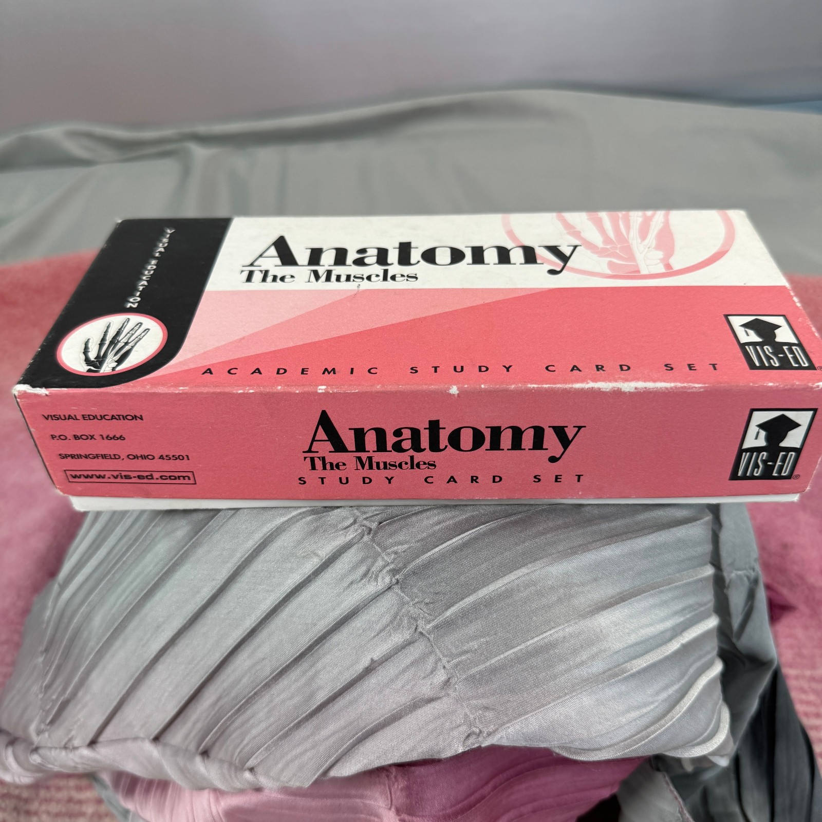 VIS-ED Anatomy: The Muscles Study Card Set 250 Flashcards w/ Box