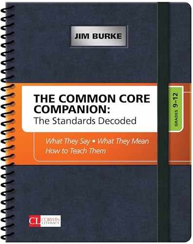 The Common Core Companion: The – Spiral-bound, by Jim Burke – Very Good o