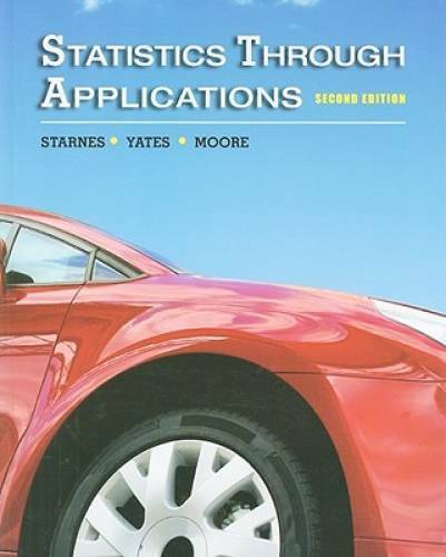 Statistics Through Applications – Hardcover By Starnes, Daren S. – GOOD