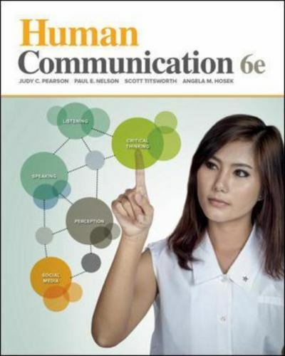 Looseleaf for Human Communication – 007803695X, Judy Pearson, loose leaf