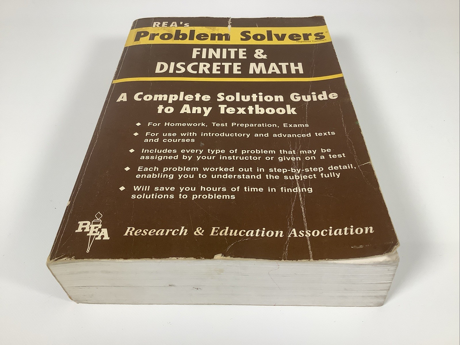 Finite and Discrete Math Problem Solver by The Editors of Rea