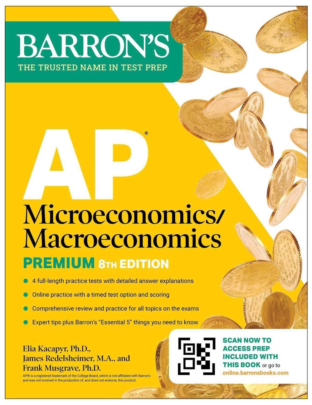AP Microeconomics/Macroeconomics Premium, Eighth Edition: Prep Book with 4 Pract