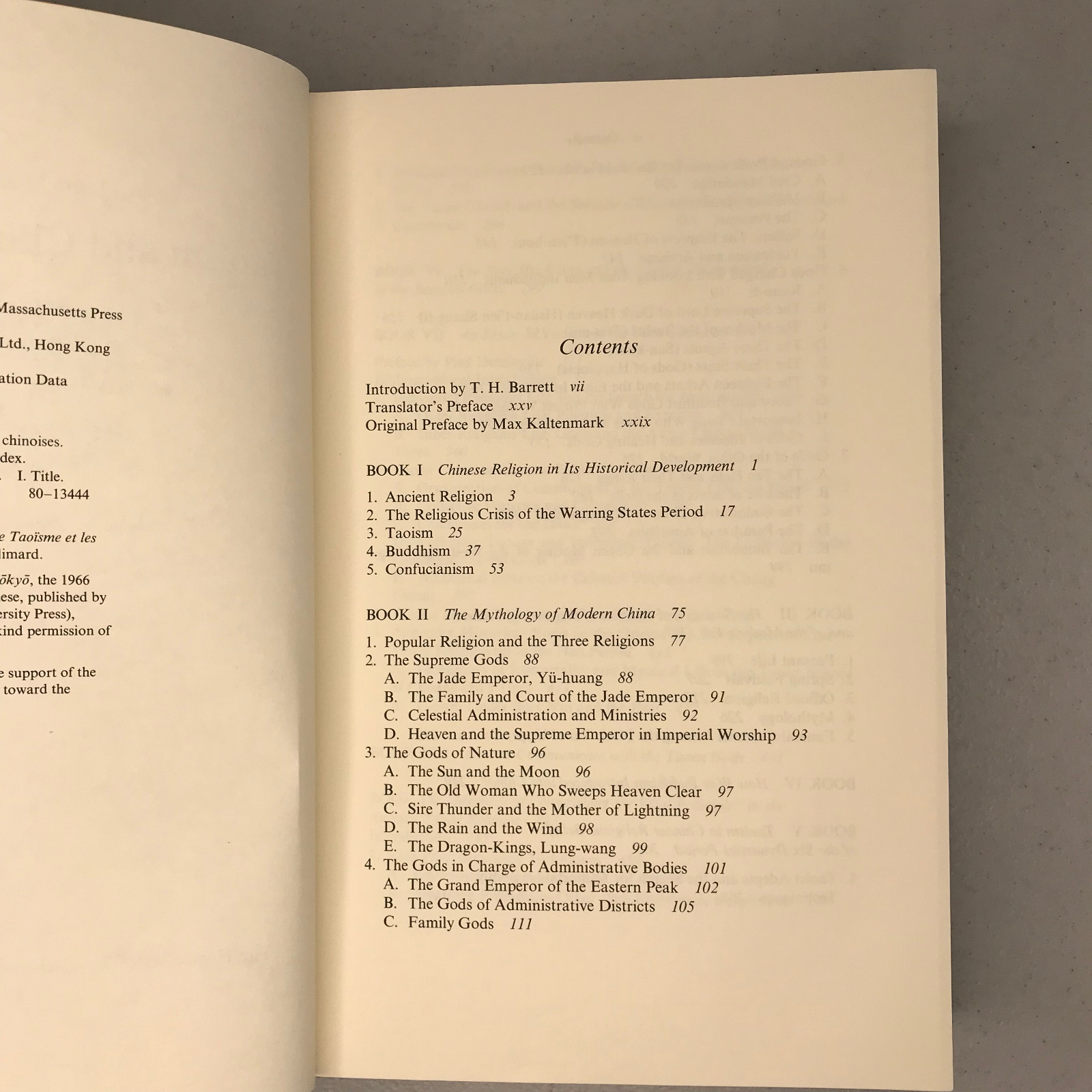 Taoism and Chinese Religion Henri Maspero 1981 University o Mass Library Binding