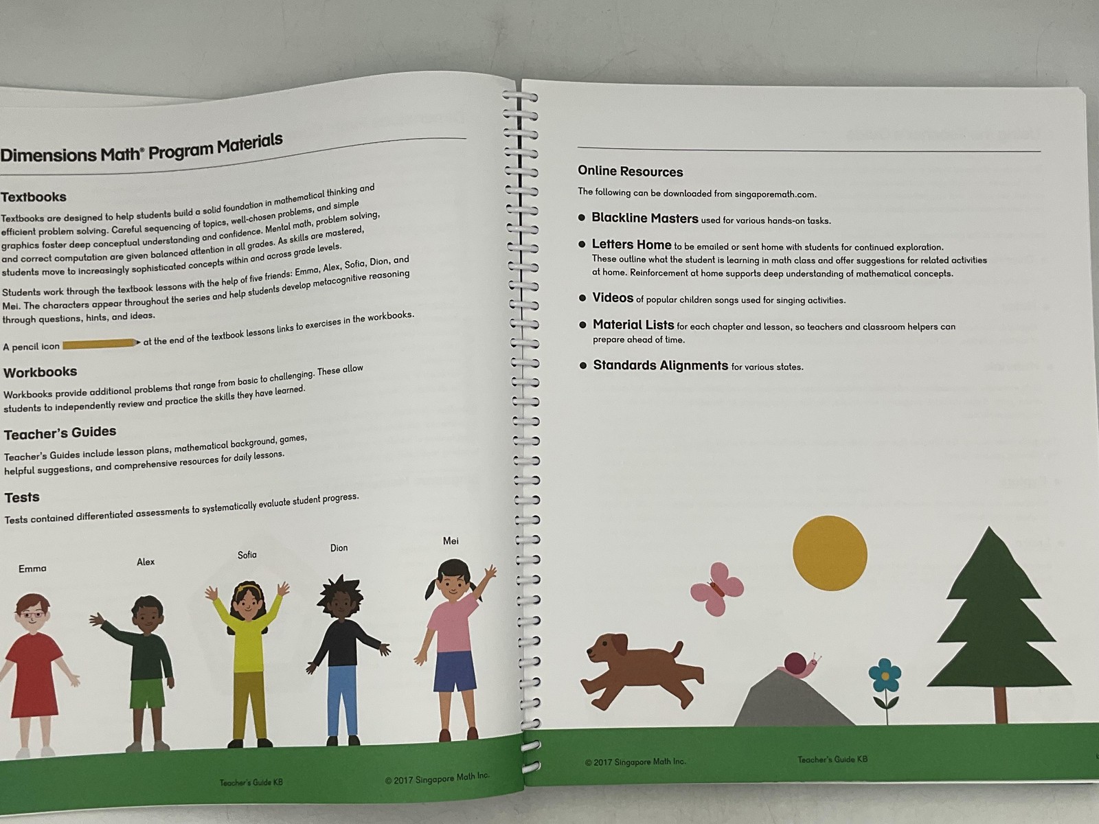 DIMENSIONS MATH Teacher’s Guide KB Singapore Math Inc. 2018 Paperback Ringbound