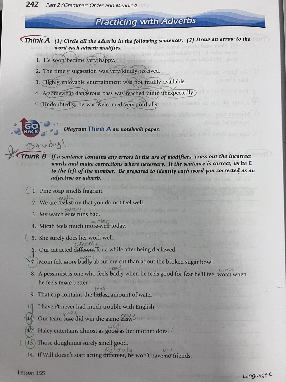 Abeka God’s Gift of Language C 3rd edition Work-Text