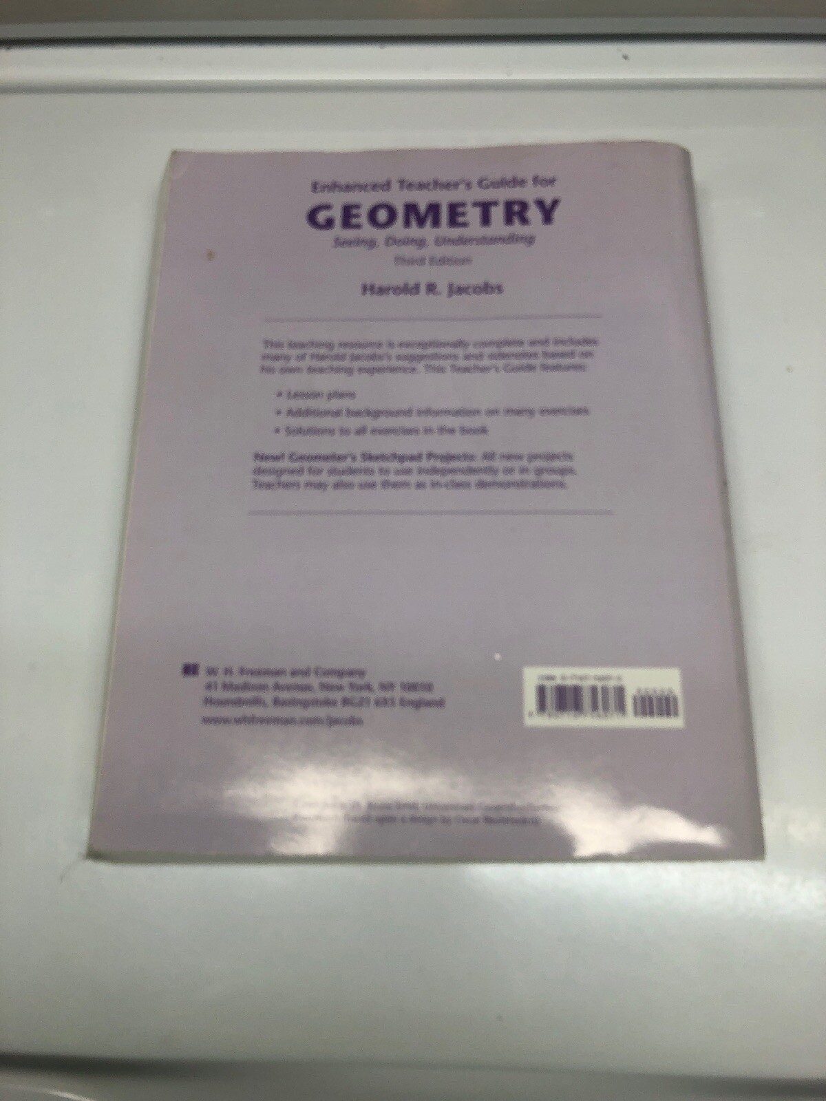 Enhanced Instructor’s Manual for Geometry Third Edition by Harold R. Jacobs…