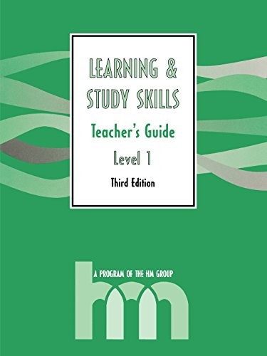 LEVEL I: TEACHER’S GUIDE: HM LEARNING & STUDY SKILLS By Hm Group **Excellent**