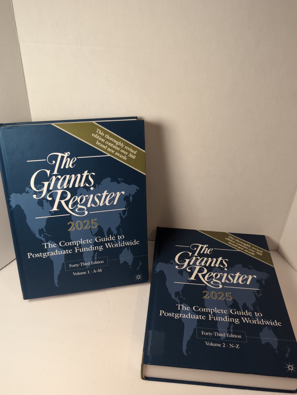 Grants Register 2025 Vol 1 & 2 Complete Set Postgraduate Funding Hardcover VG
