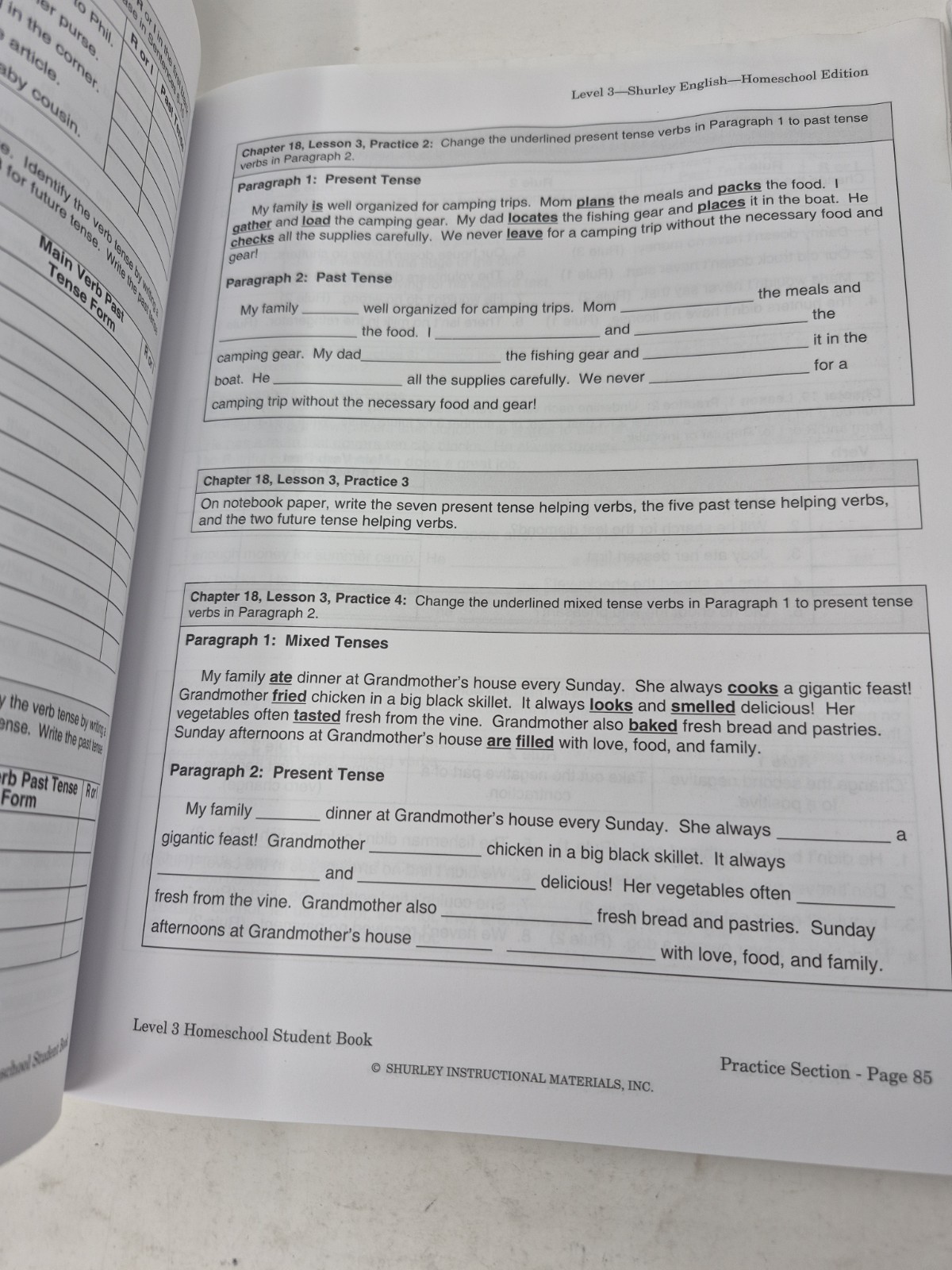 Shurley English Homeschool Level 3 Grammar + Composition, Set Of 3 – See Desc.