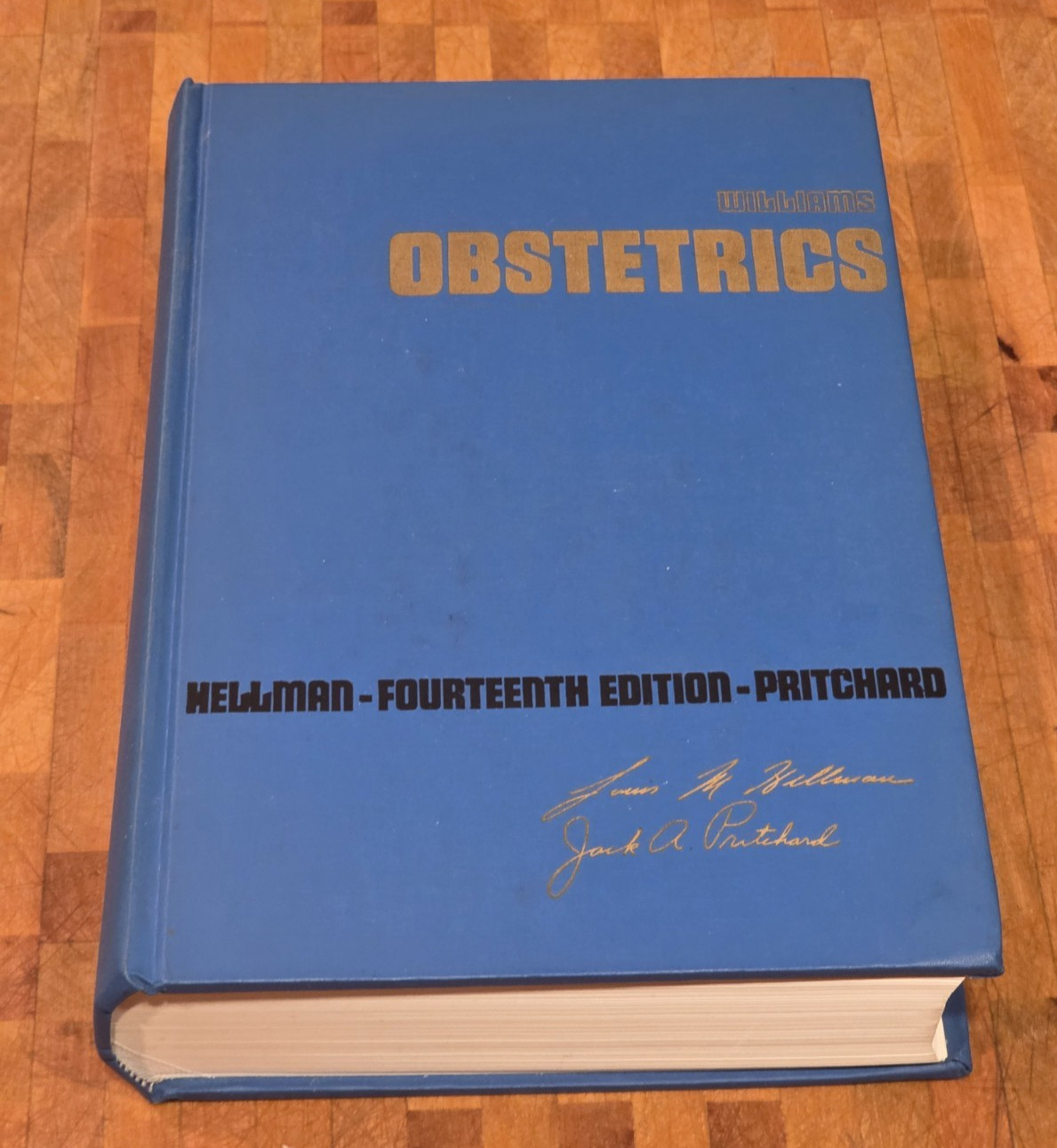 Williams Obstetrics 14th Edition 1971 Hardcover Hellman Pritchard
