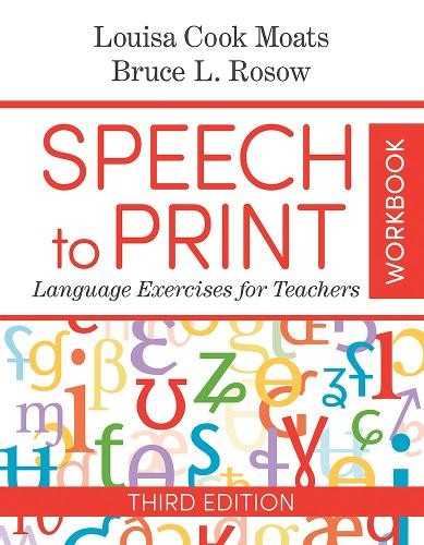 Louisa Cook Moats Bruce Rosow Speech to Print Workbook (Paperback) (UK IMPORT)