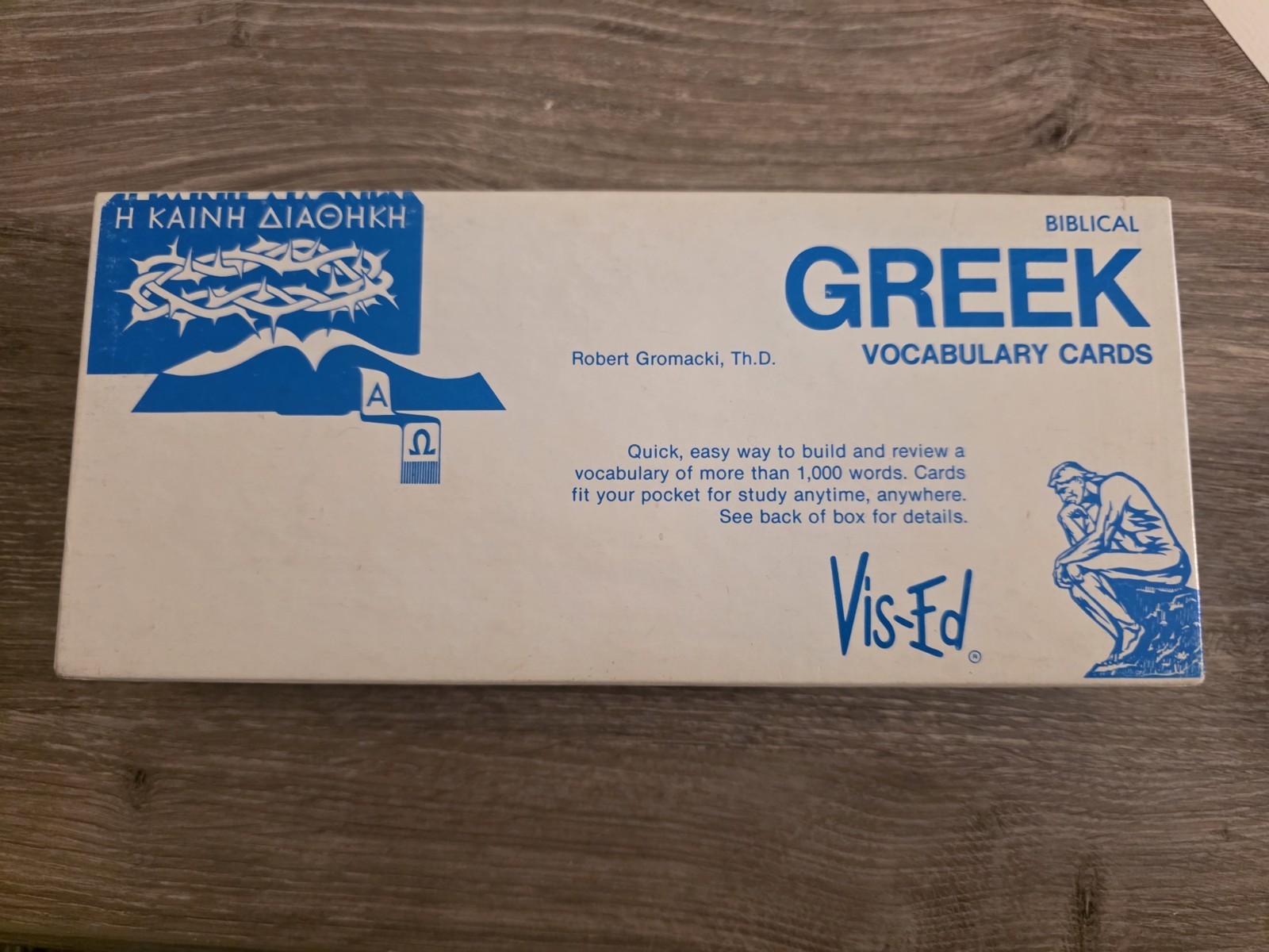 Vintage Biblical GREEK Vis-Ed Vocabulary Flash Cards 1979 Robert Gromacki