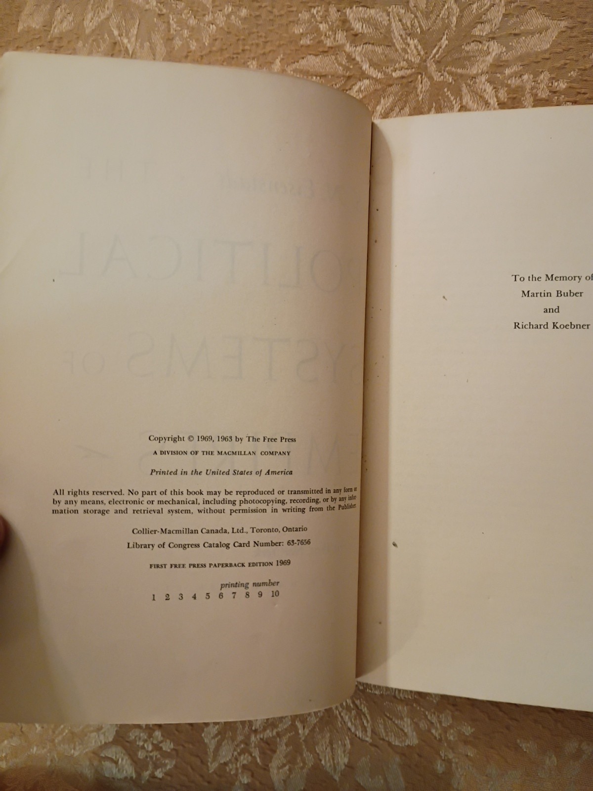 1969 Political Systems of Empires S N Eisenstadt Free Press Paperback Book