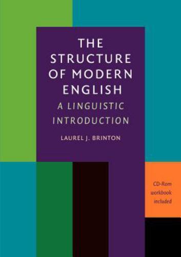 The Structure of Modern English: A linguistic introduction – paperback Brint…