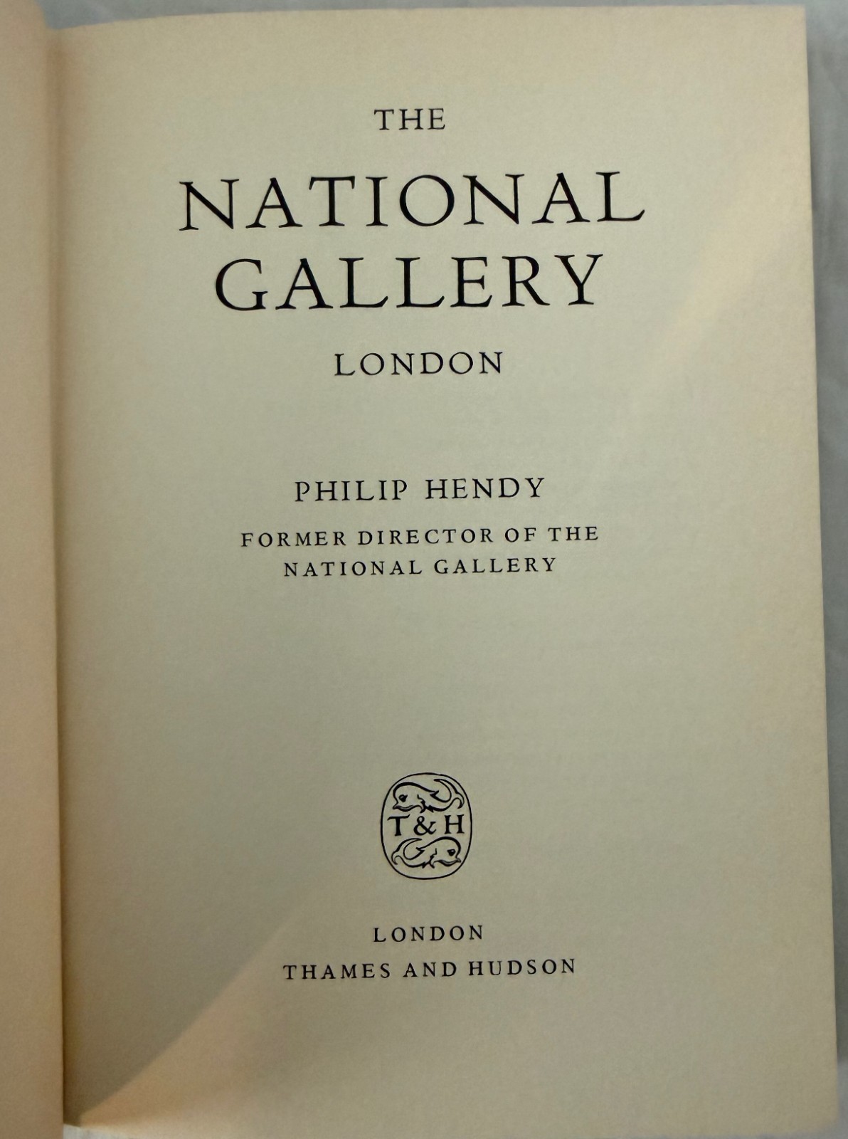 The National Gallery London Museum Guide Art Hardcover Book Philip Hendy 1971
