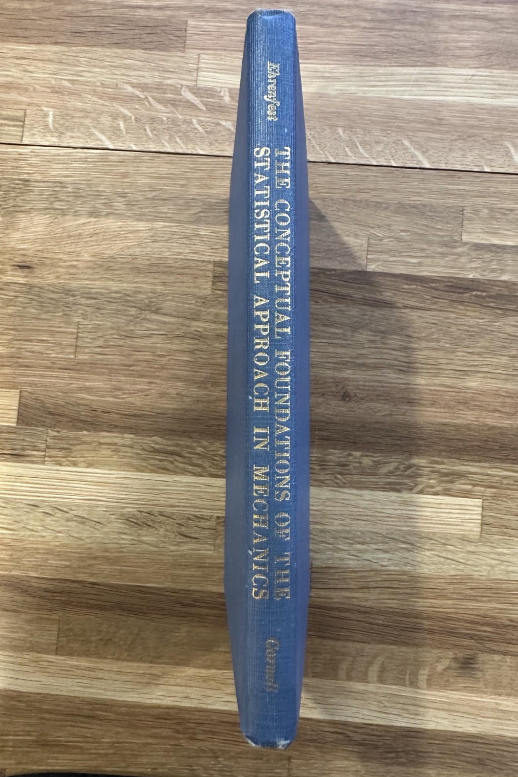 The Conceptual Foundations of the Statistical Approach in Mechanics – Ehrenfest
