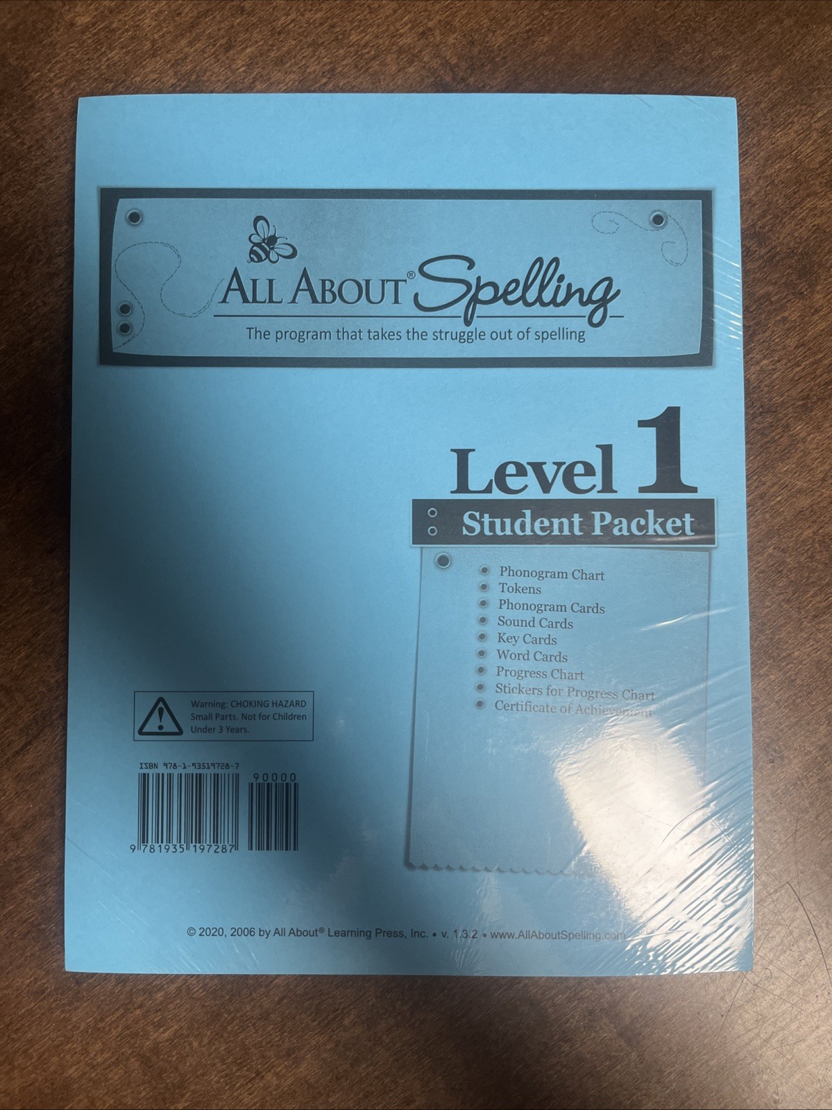 ALL ABOUT SPELLING LEVEL 1 STUDENT PACKET **BRAND NEW**