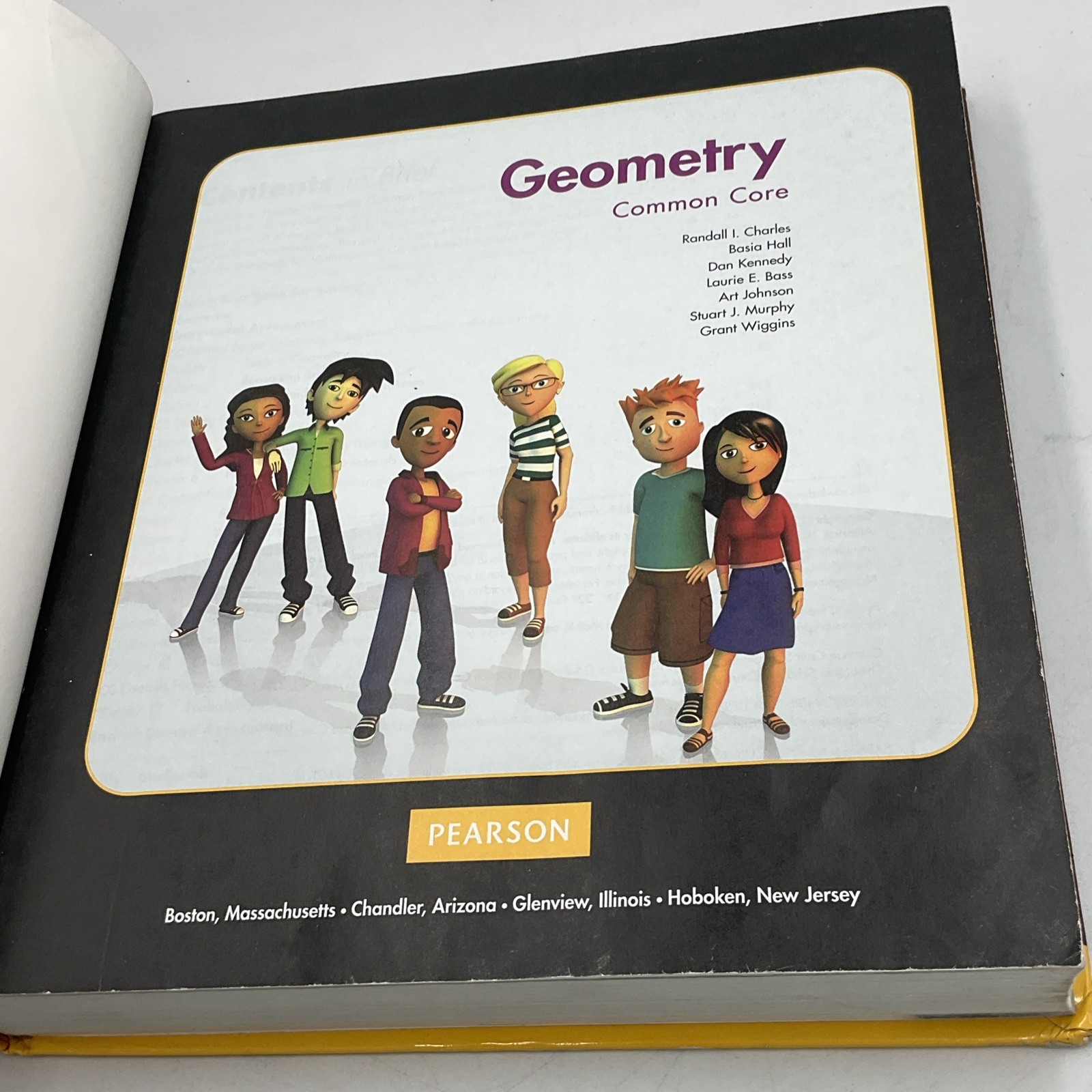 Geometry Common Core Pearson 2015 Hardcover