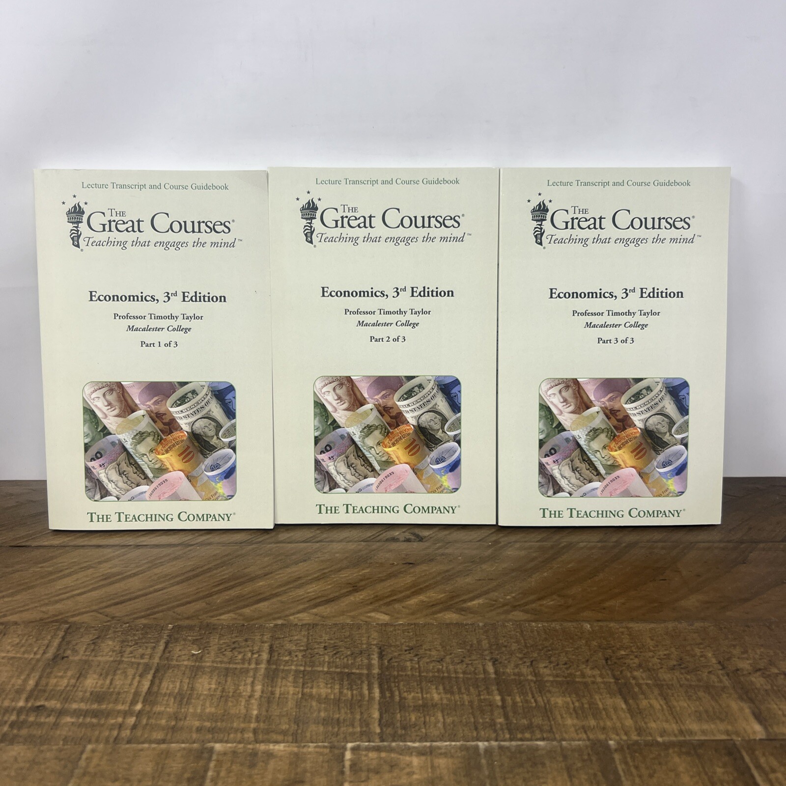 The Teaching Company Economics 3rd Edition Part 1 2 3 Course Paperback Education