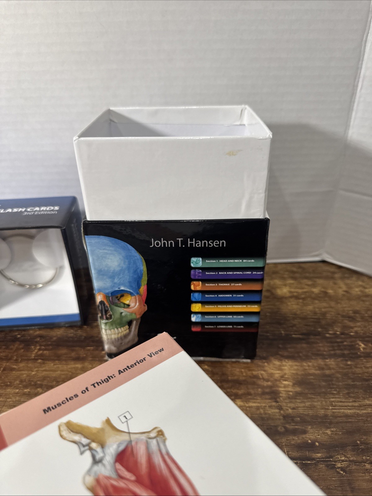 Netter’s Anatomy Flash Cards: with Online – Cards, by John T. Hansen – Good