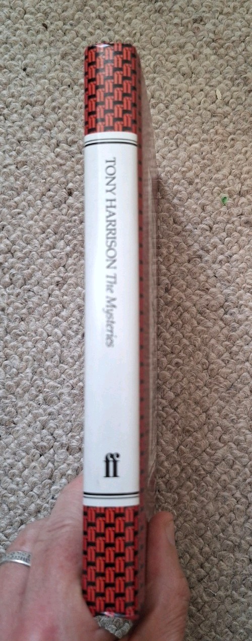 Tony Harrison The Mysteries 1st Edition Hardback 1985 Unclipped Dust Jacket