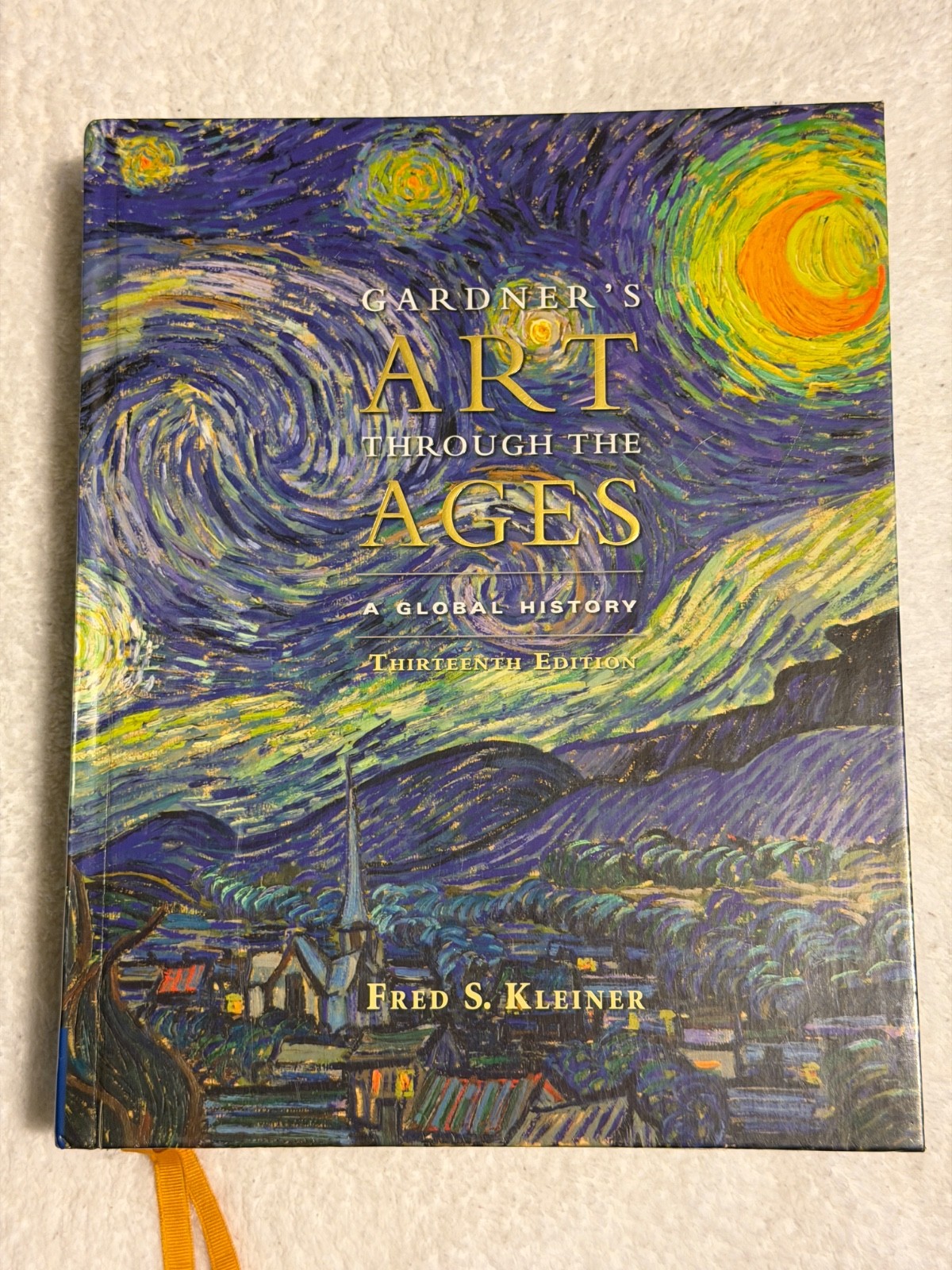 Gardner’s Art Through the Ages Global History 13th Ed Hardcover Kleiner 2009