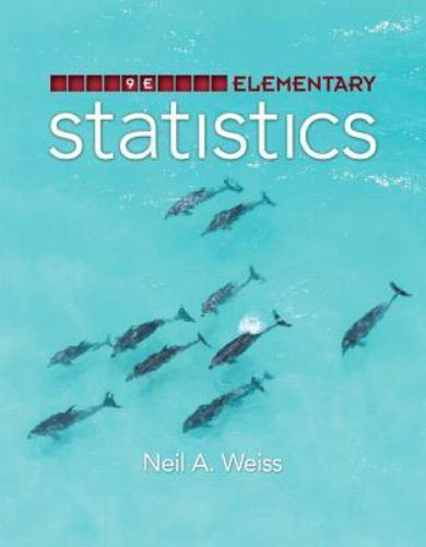 Elementary Statistics by Neil Weiss (2015, Hardcover)