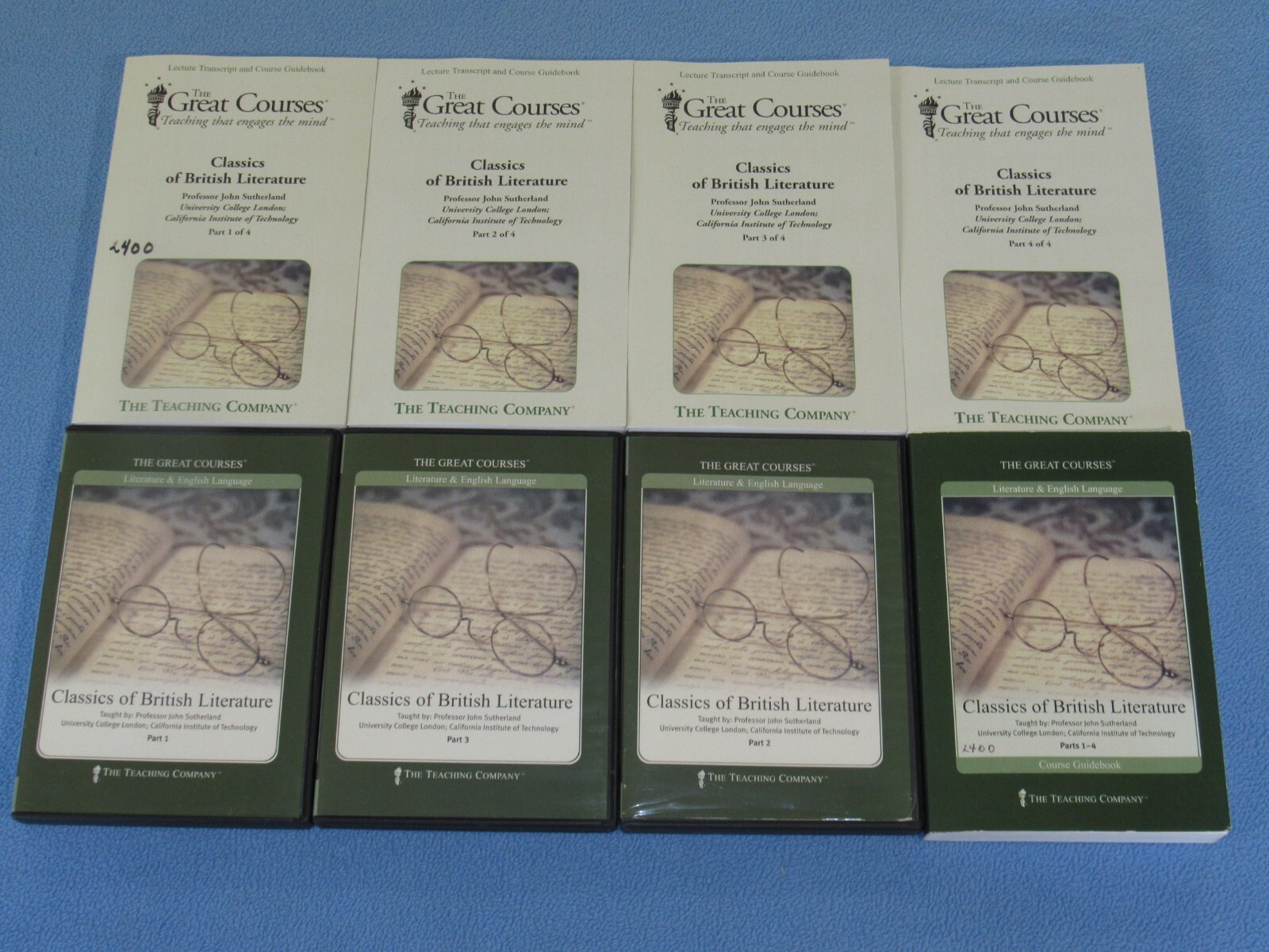 CLASSICS OF BRITISH LITERATURE (6 DVDs~Course Guidebook~Lecture Transcripts 1-4)