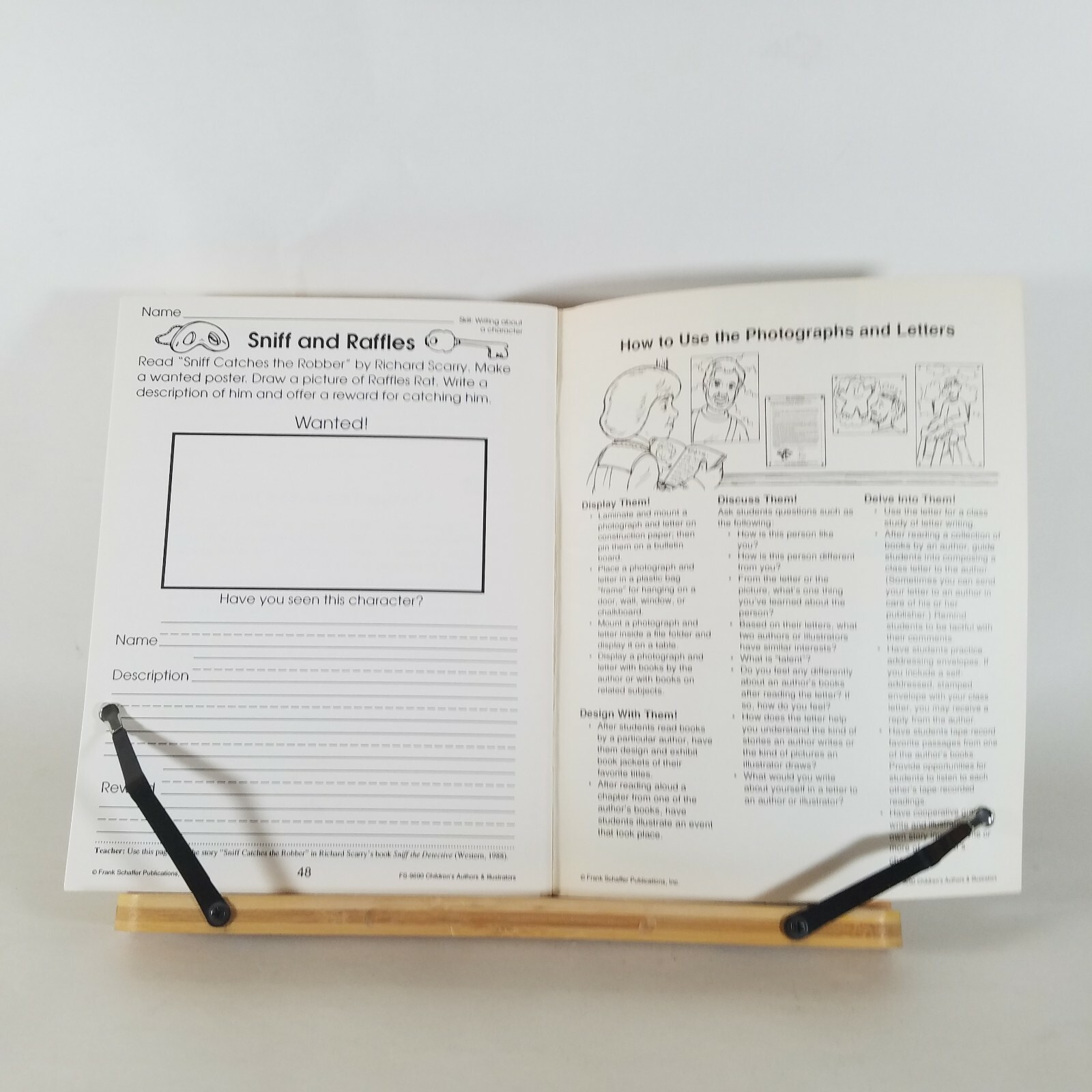Children’s Authors and Illustrators: Photographs, Letters & Activities