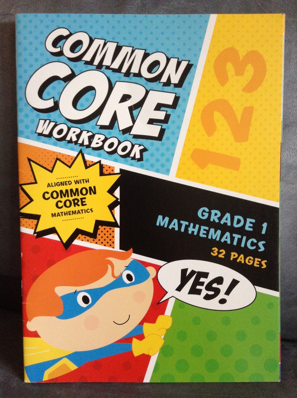 COMMON CORE WORKBOOK GRADE 1 MATHEMATICS 32 PAGES – BRAND NEW