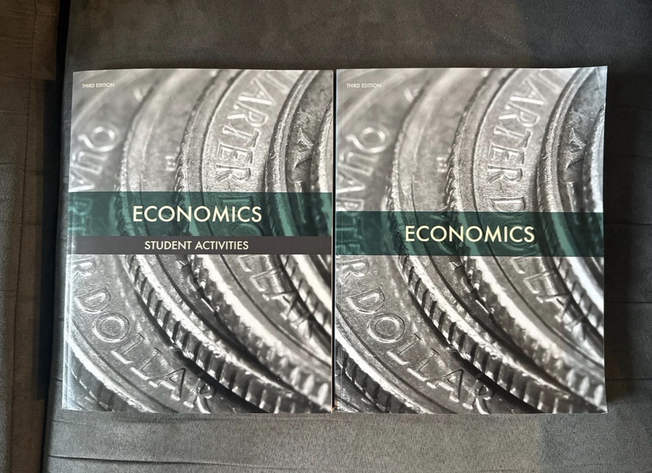 NEW BJU Press Economics Textbook Student Activity