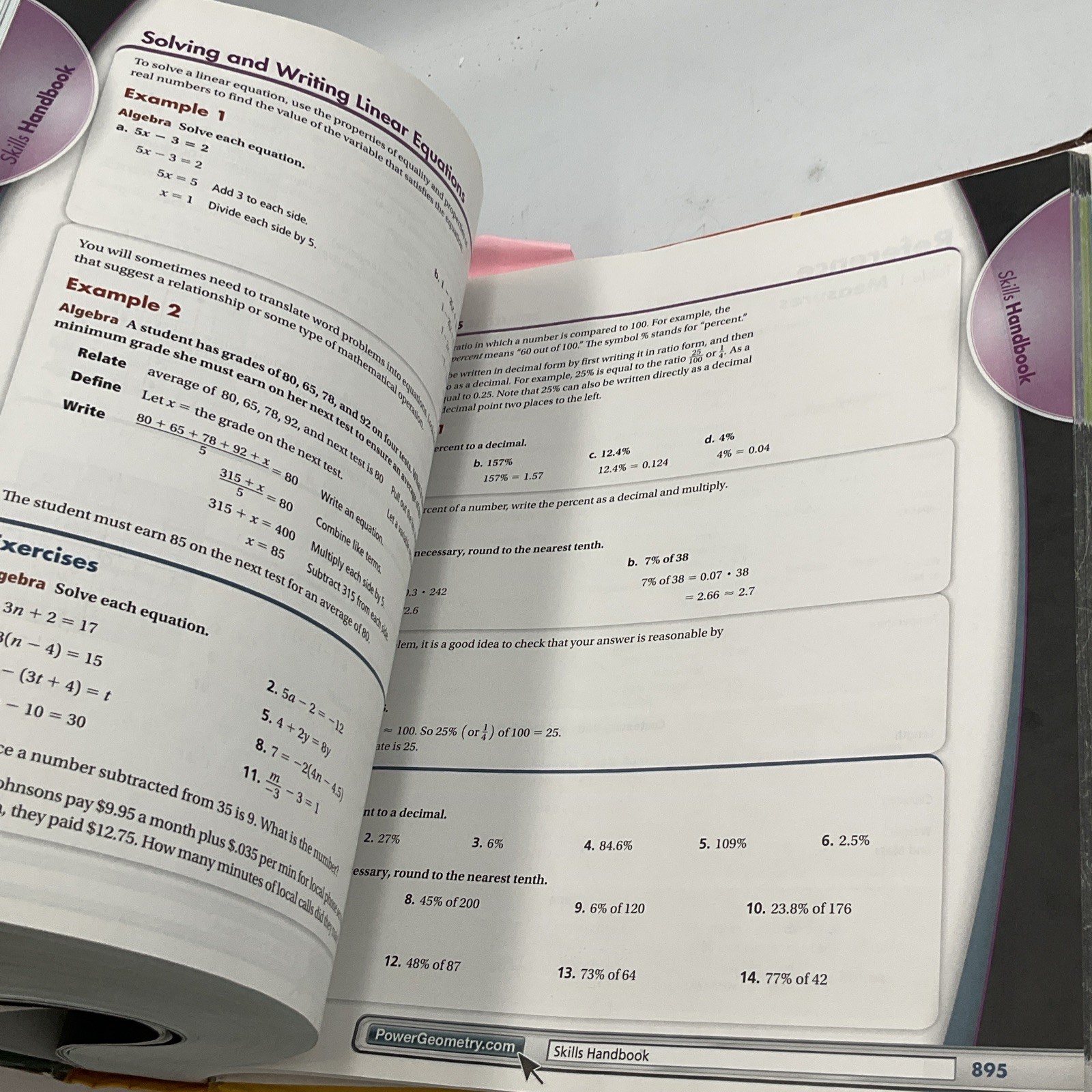 Geometry Common Core Pearson 2015 Hardcover