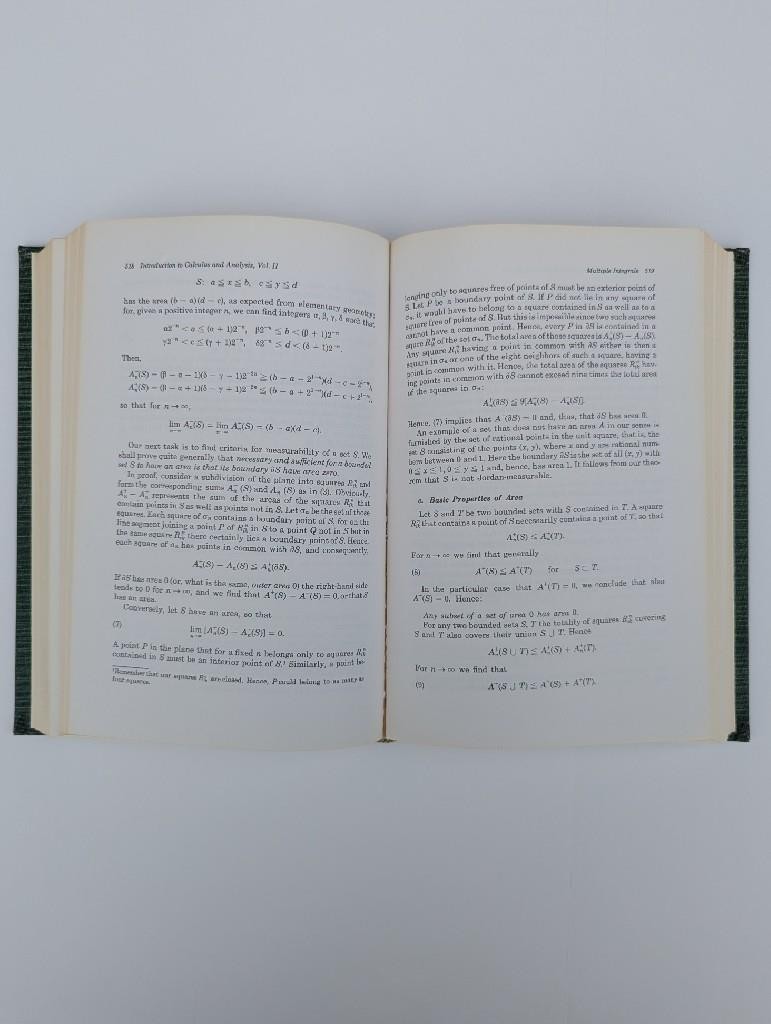 Courant & John Introduction to calculus and Analysis Vol. II 1974 First printing