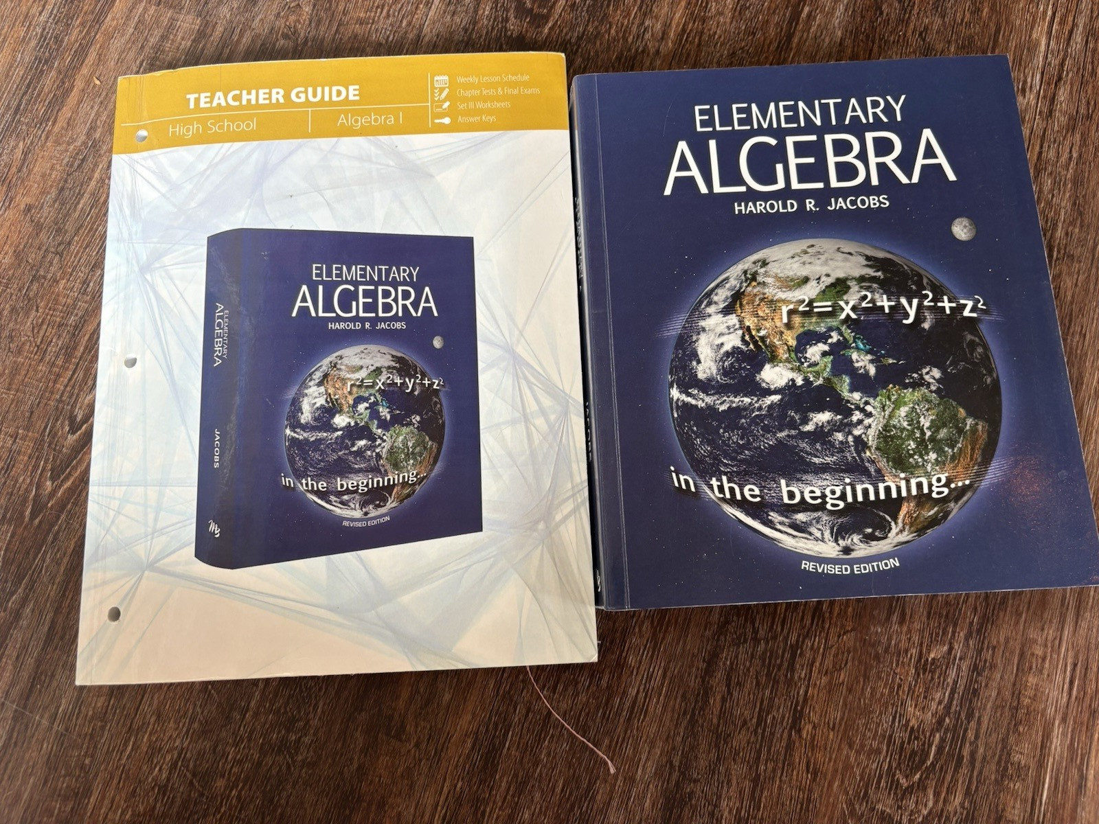 Harold R. Jacobs Elementary Algebra set