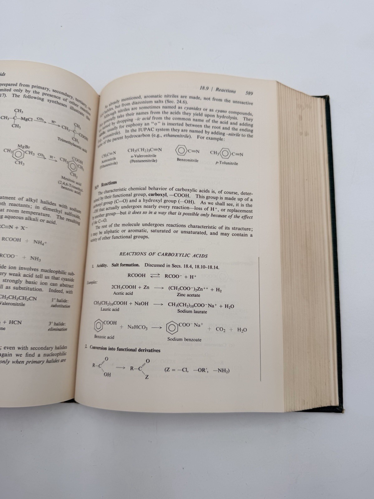 Vintage 1967 Organic Chemistry Second Edition + Handbook For Chemistry Assistant