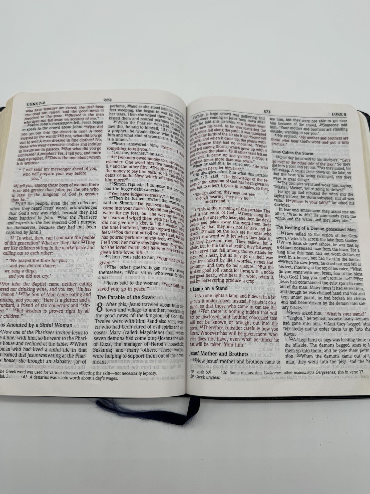NIV Holy Bible Navy Bonded Leather 1996 Red Letter Edition Zondervan