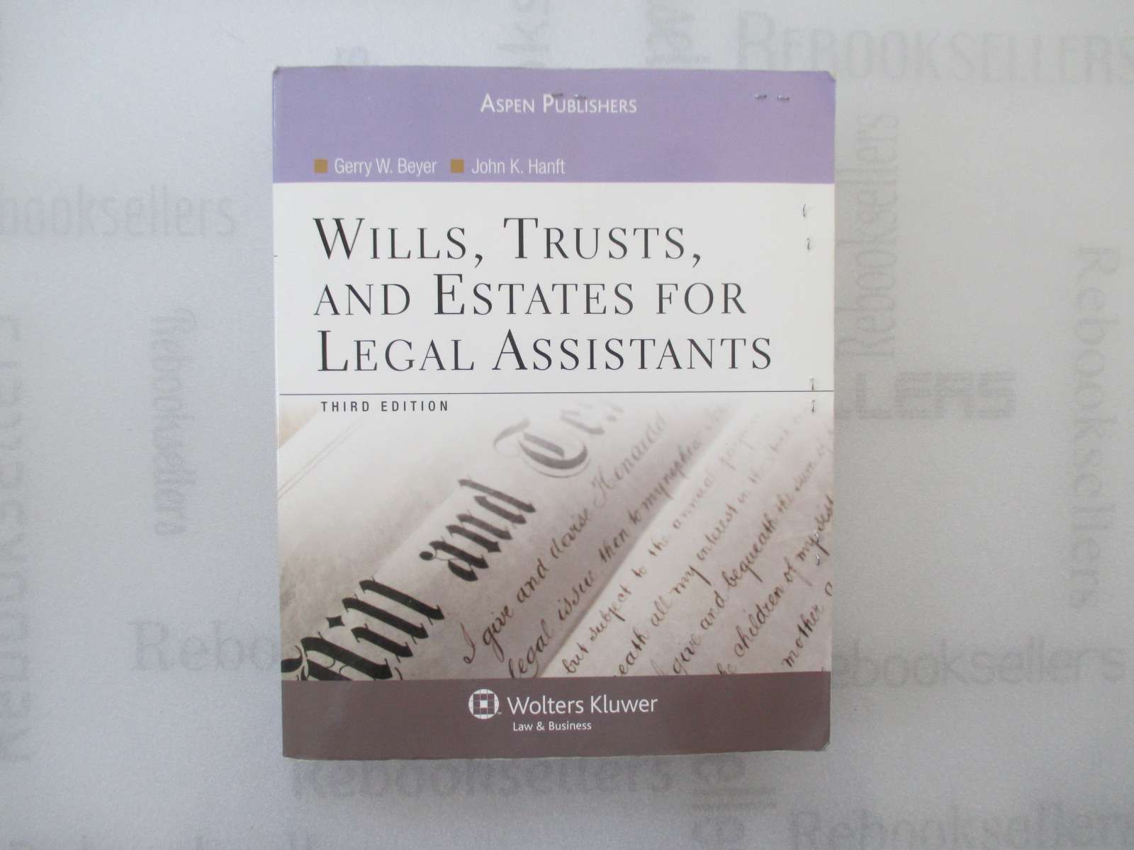 Wills, Trusts, and Estates for Legal Assistants