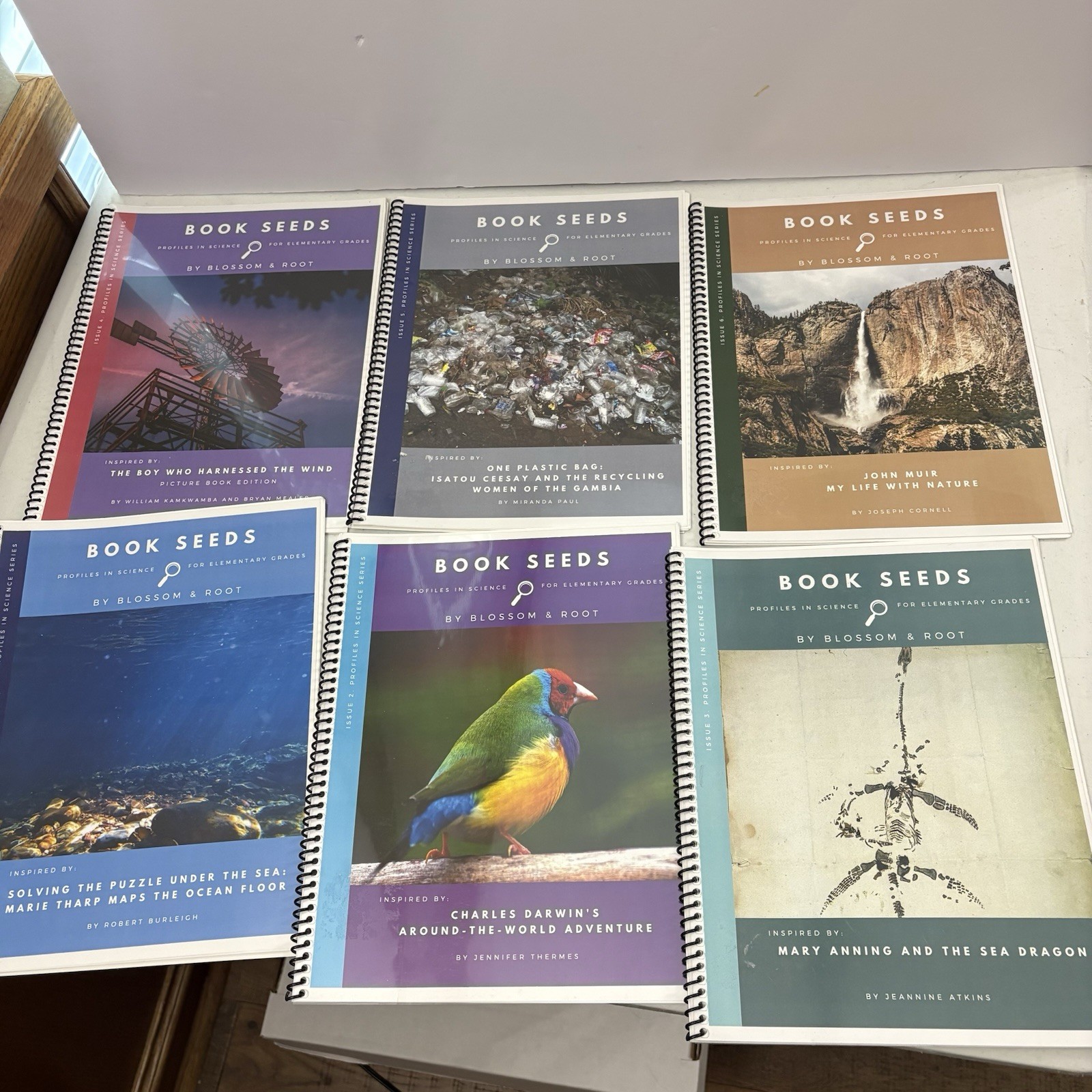 Issues 1-6 Blossom & Root Books Seeds Profiles In Science Series Elementary