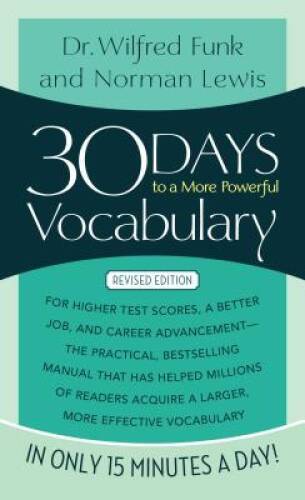 30 Days to a More Powerful Vocabulary – Mass Market Paperback – ACCEPTABLE