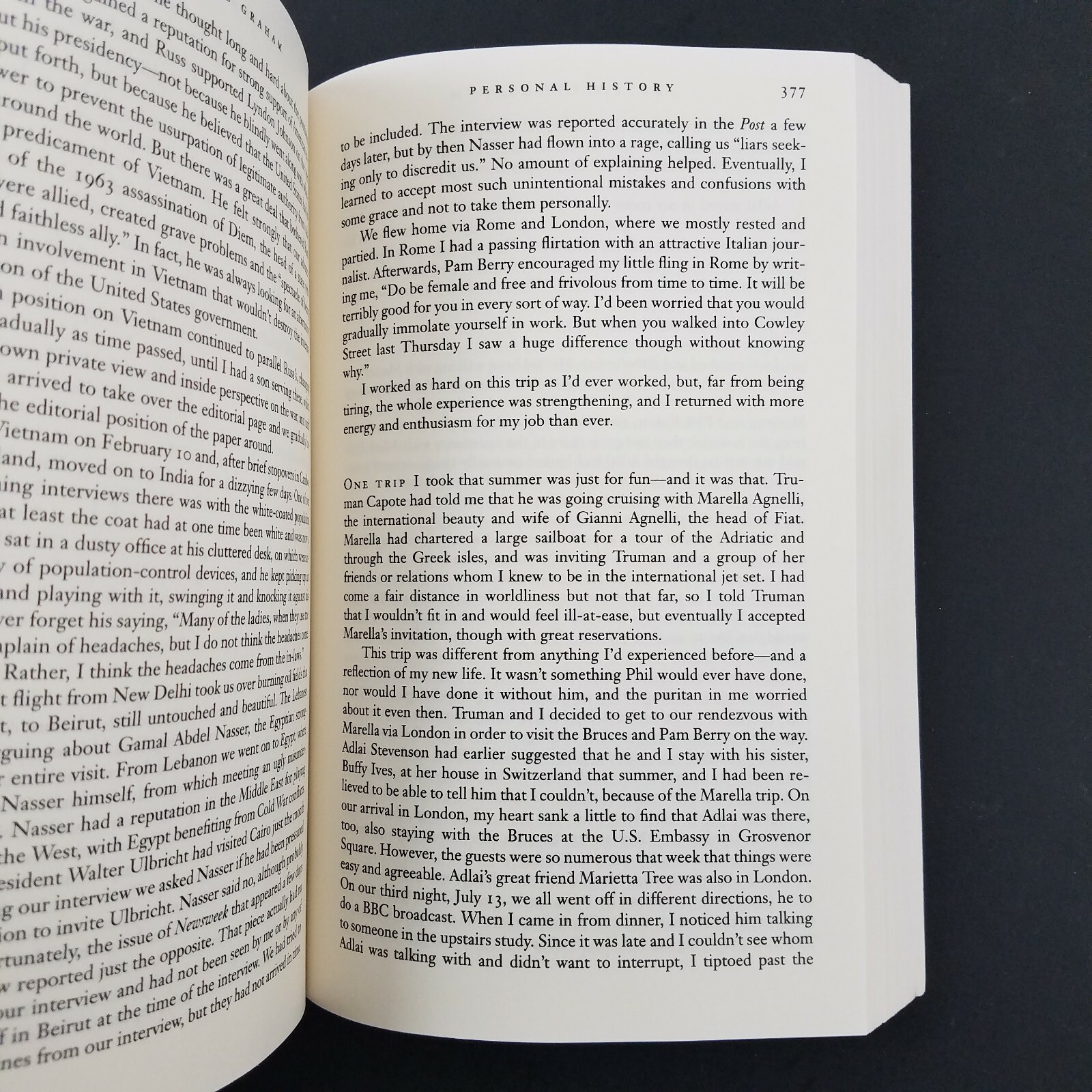 Personal History by Katharine Graham – National Bestseller Trade Paperback 1998
