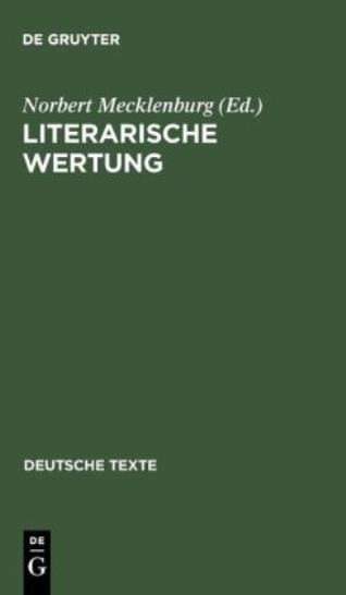 Literarische Wertung