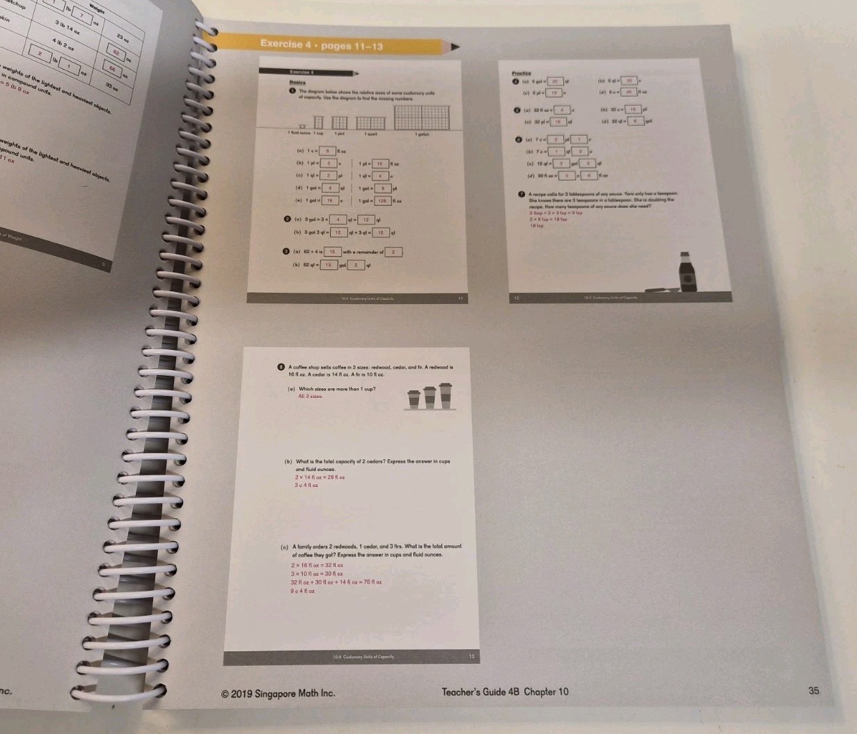 Singapore Math Inc. Dimensions Math Teacher’s Guide 4B | [Spiral-bound]