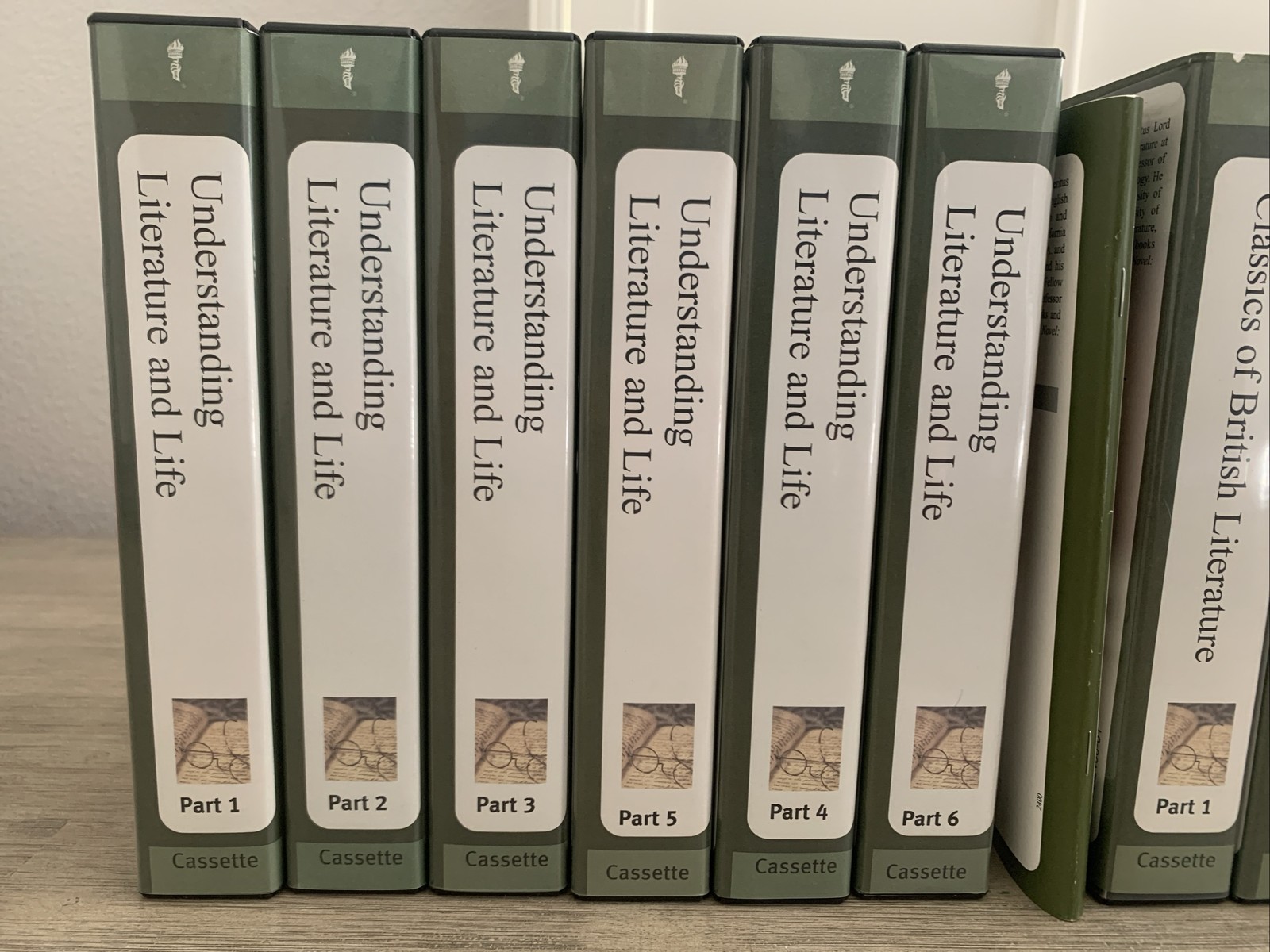 HUGE LOT OF 19 THE GREAT COURSES ON CASSETTE: LITERATURE FICTION READING WRITING