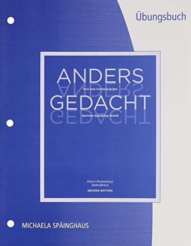 STUDENT ACTIVITIES MANUAL FOR MOTYL-MUDRETZKYJ/SPAINGHAUS By Irene VG