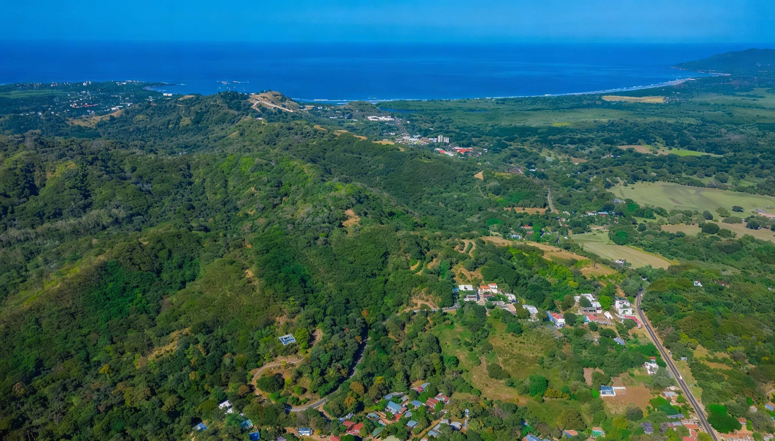 Valle Escondido Tamarindo vista a&eacute;rea